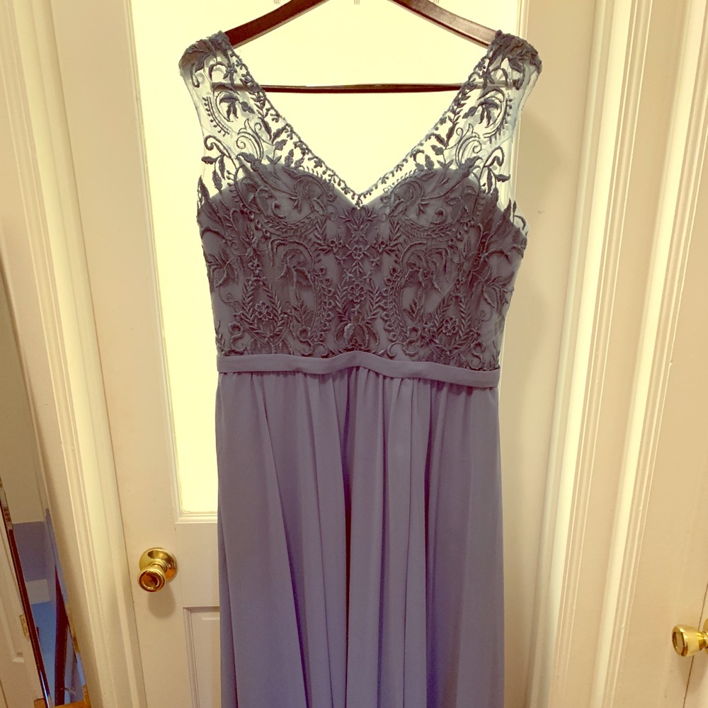 Kennedy Blue “Morgan” bridesmaid dress-Slate Blue
